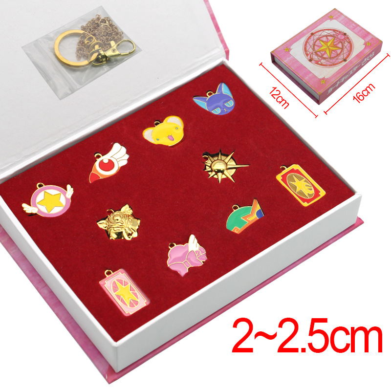 card captor sakura anime pin set