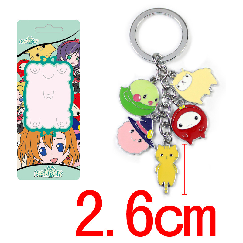 love live anime keychain