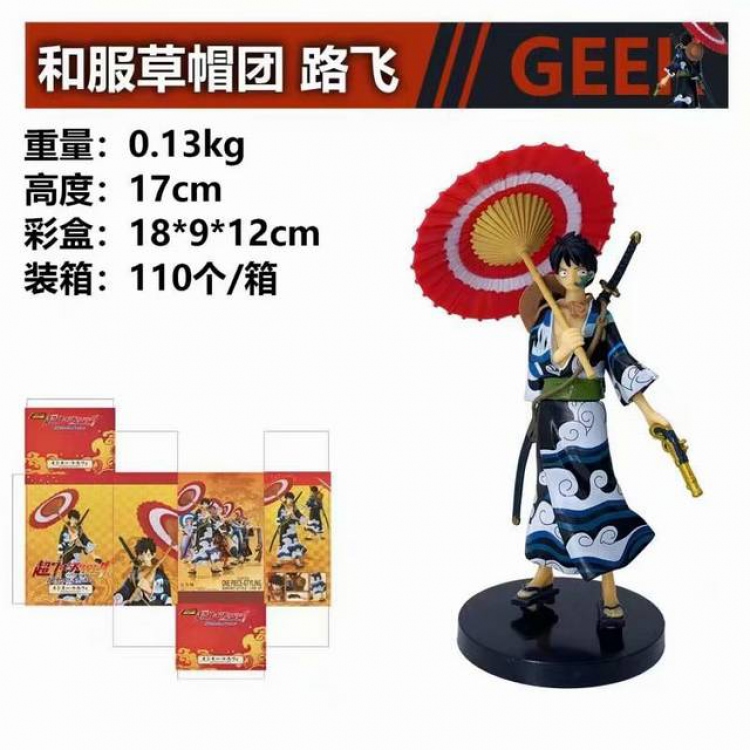 One Piece Monkey D. Luffy Boxed Figure Decoration Model 17CM 0.13KG 18X9X12CM