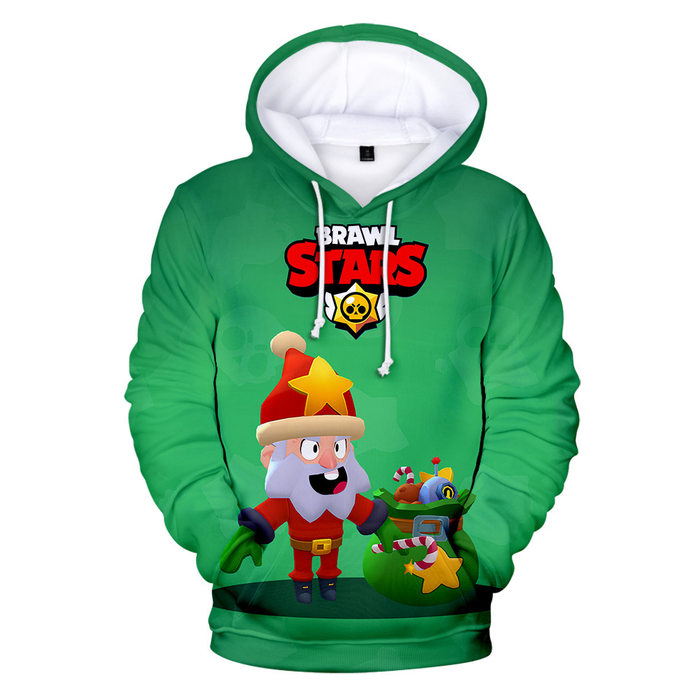 brawl stars 3d printed hoodie 2xs to 5xl