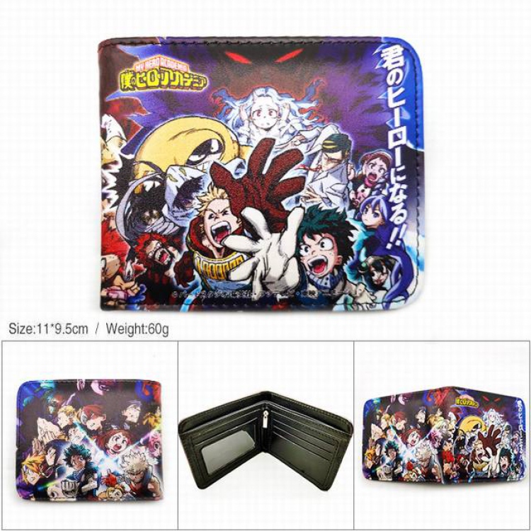 My Hero Academia Short color picture two fold wallet-HK-545