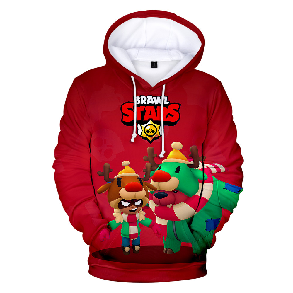 brawl stars 3d printed hoodie 2xs to 5xl