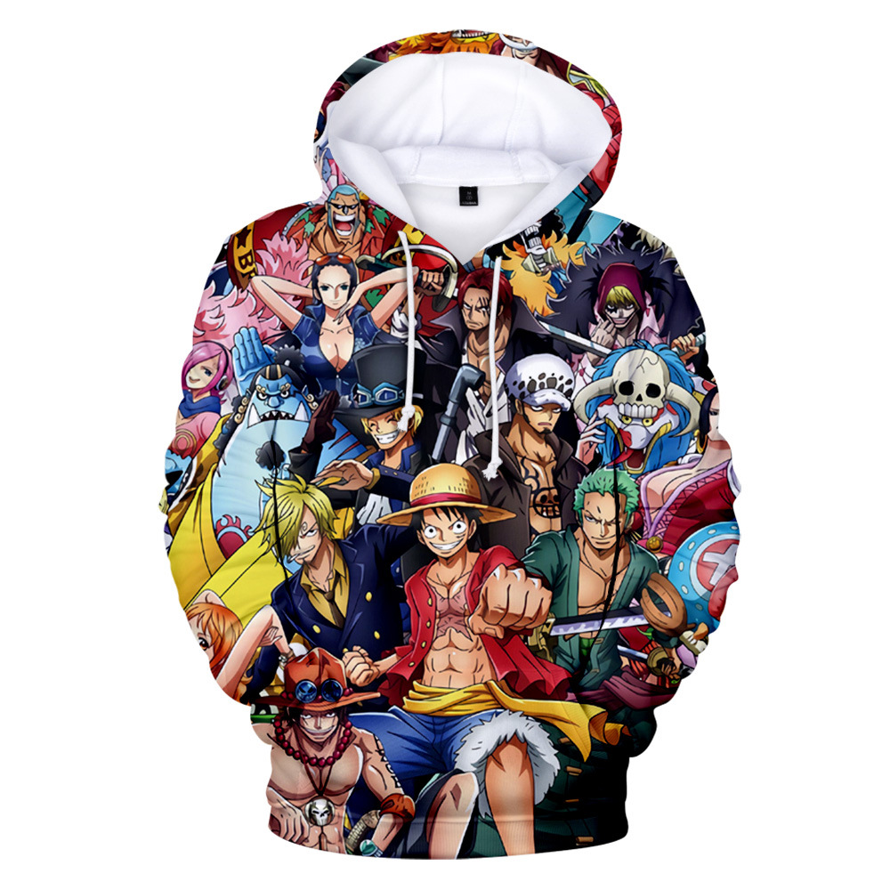 one piece anime 3d printed hoodie 2xs to 4xl