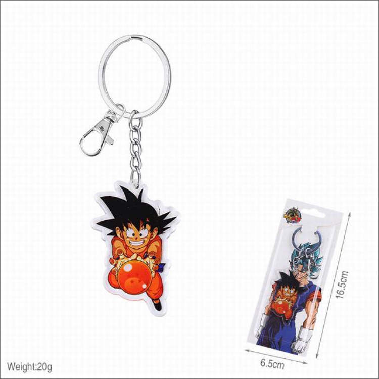 Dragon Ball Son Goku Acrylic keychain pendant price for 5 pcs