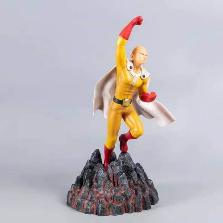 One Punch Man GK Saitama Boxed Figure Decoration Model 30CM 893G Color box size:20X16X31CM