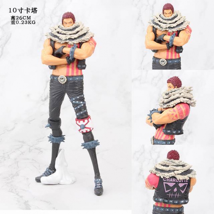 One Piece Charlotte Katakuri Bagged Figure Decoration Model 10 inches 26CM 0.23KG