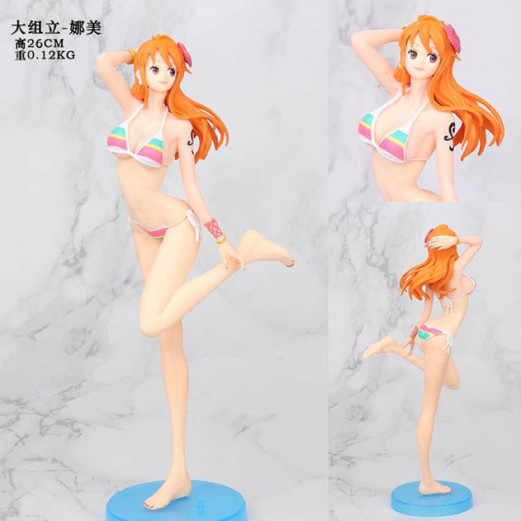 One Piece Nami Bagged Figure Decoration Model 26CM 0.12KG