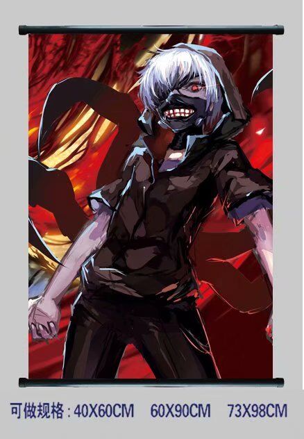 tokyo ghoul anime wallscroll