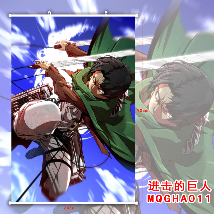 attack on titan anime wallscroll 60*90cm