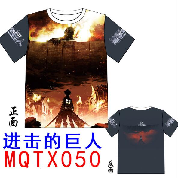 attack on titan anime 3d printed tshirt 2xs to 5xl