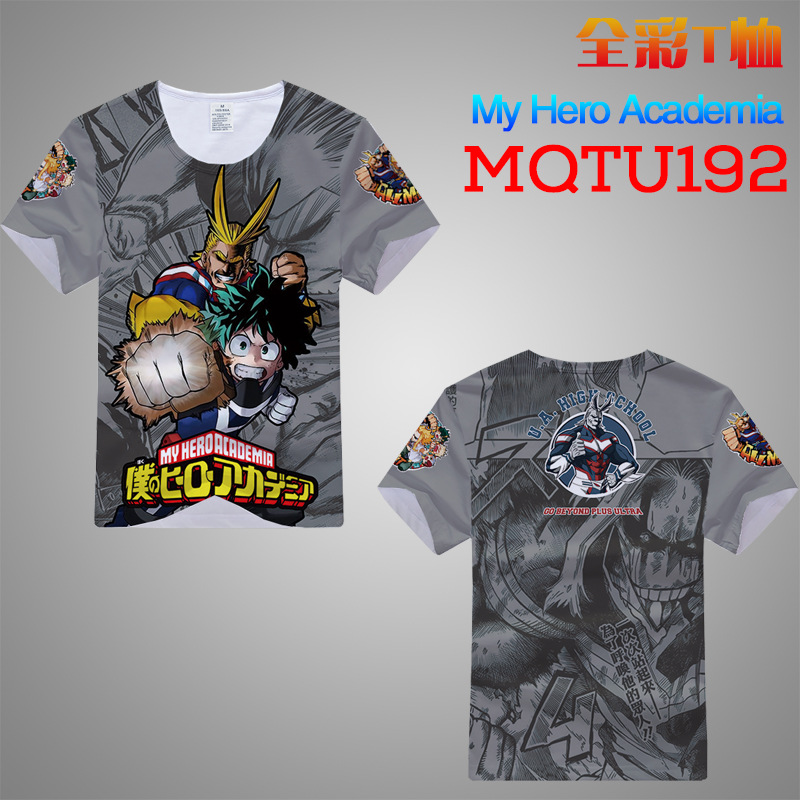 my hero academia anime 3d printed tshirt 2xs to 5xl
