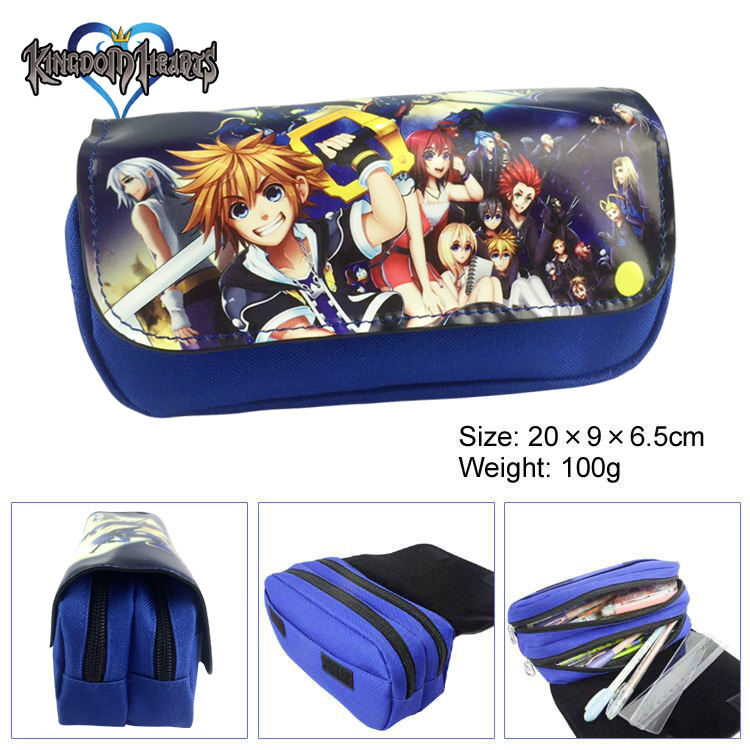 kingdom hearts anime pencil bag