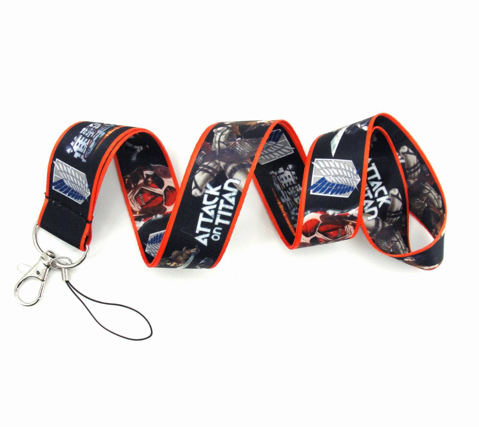 attack on titan anime Lanyard keychain price for 10 pcs 92cm random selection