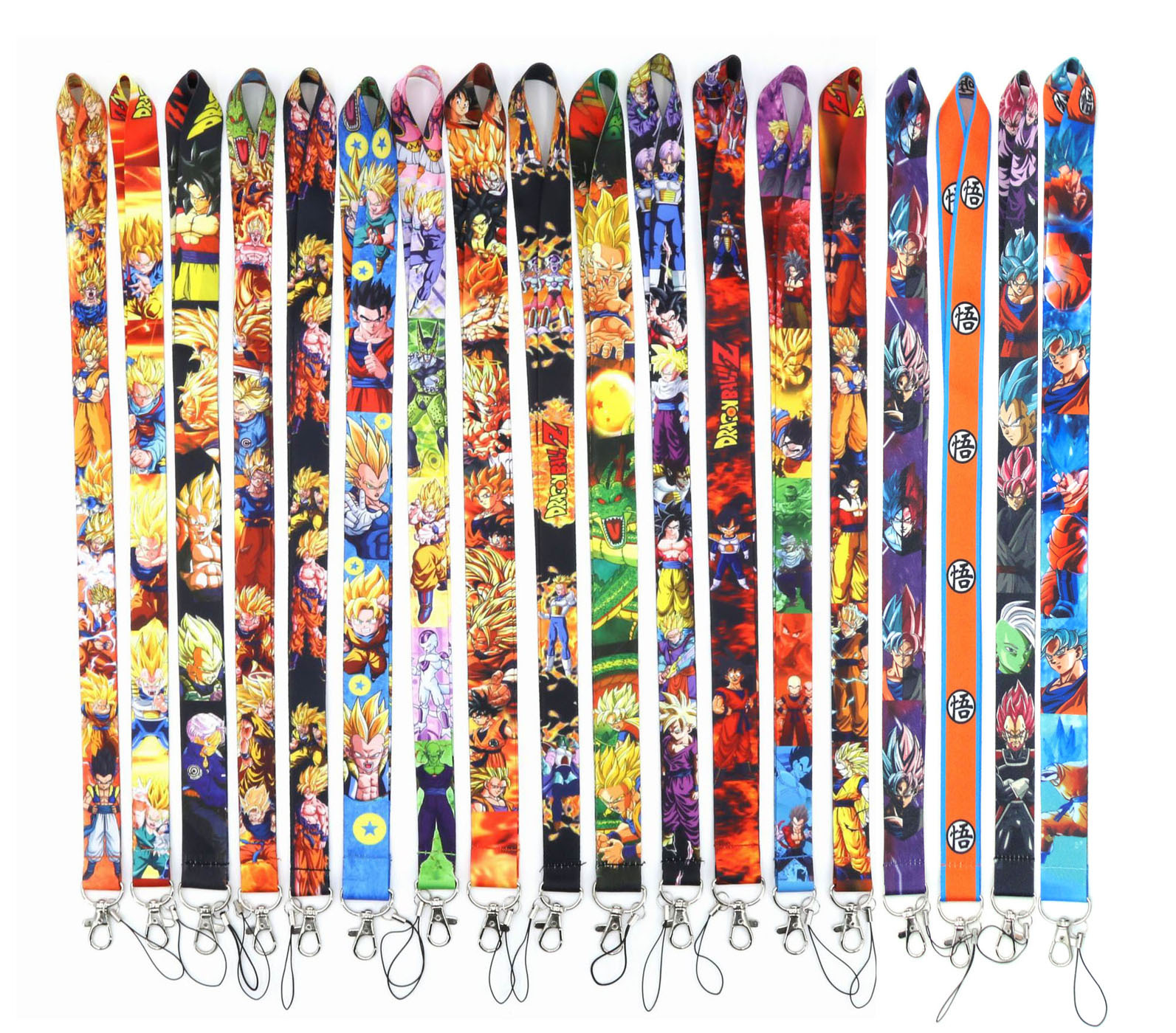 dragon ball anime Lanyard keychain price for 10 pcs random selection