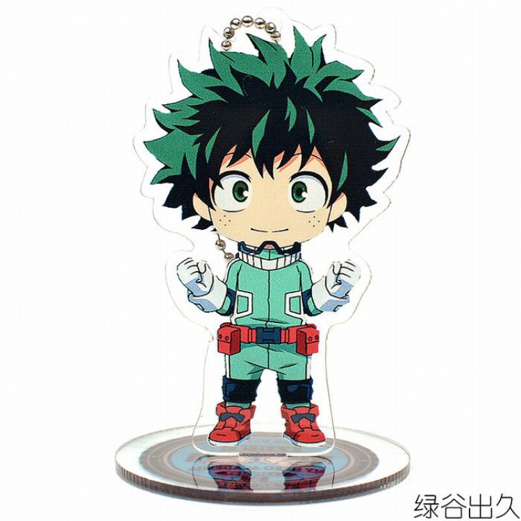 My Hero Academia Midoriya Izuku Q version soma Small Standing Plates Acrylic keychain pendant 8-9CM