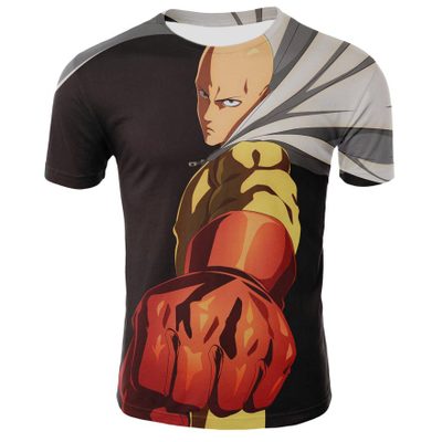 one punch man anime 3d tshirt 2xs to 4xl