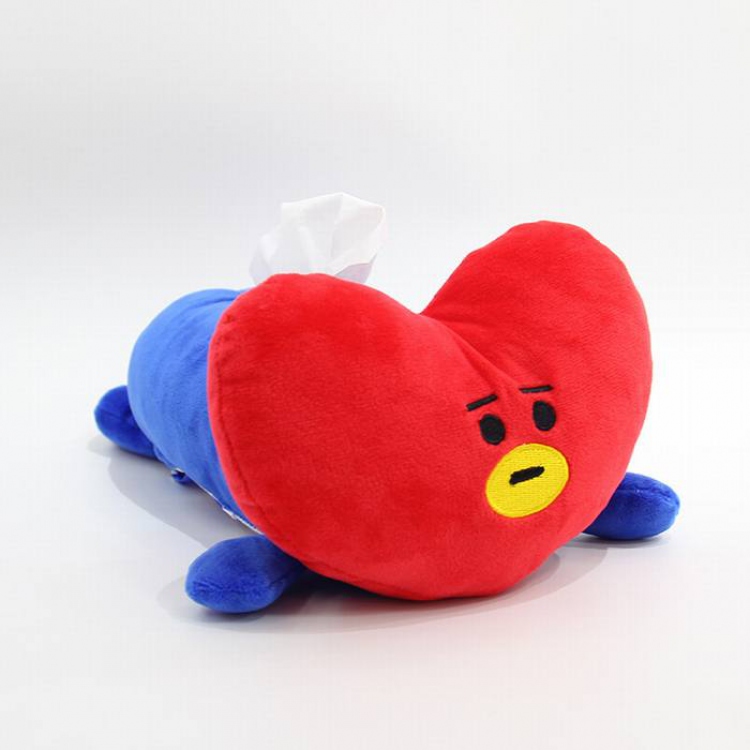 BTS Love Plush doll tissue box 30X13X8CM 0.16KG