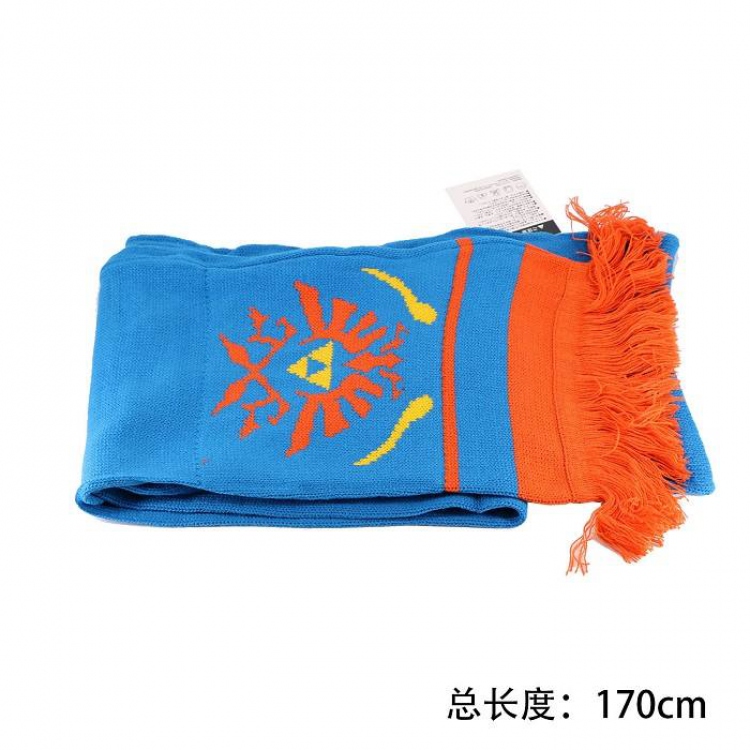 The Legend of Zelda Blue Cartoon scarf 180X23CM