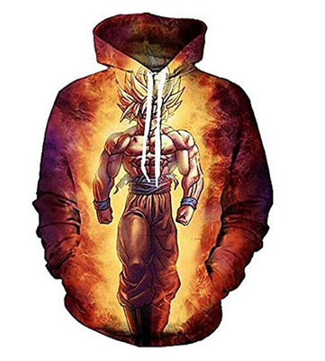 dragon ball 3d printed hoodie 2xs to 4xl