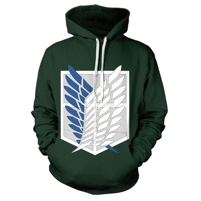 attack on titan anime 3d printed hoodie 2xs to 4xl