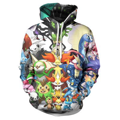 pokemon anime 3d printed hoodie 2xs to 4xl