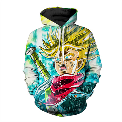 dragon ball 3d printed hoodie 2xs to 4xl