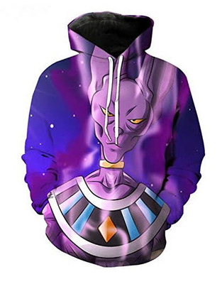 dragon ball anime 3d printed hoodie 2xs to 4xl