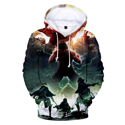 attack on titan anime 3d printed hoodie 2xs to 4xl