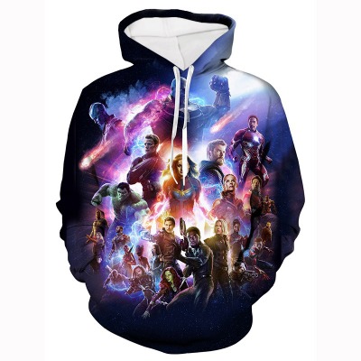 avenger anime 3d printed hoodie 2xs to 4xl