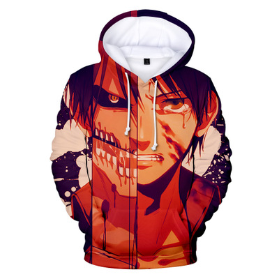 attack on titan anime 3d printed hoodie 2xs to 4xl