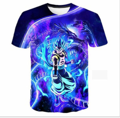 dragon ball anime 3d printed tshirt 2xs to 4xl