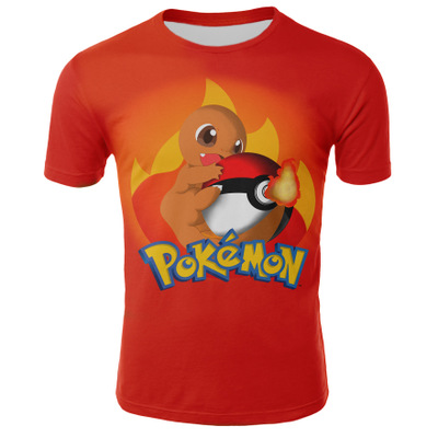 pokemon anime 3d printed tshirt 2xs to 4xl