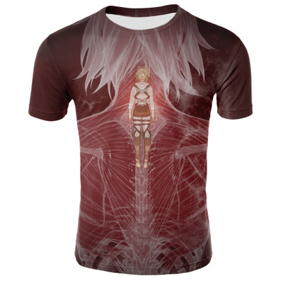 attack on titan anime 3d printed tshirt 2xs to 4xl