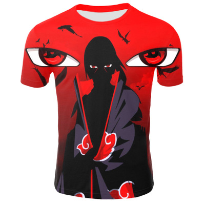 naruto anime 3d printed tshirt 2xs to 4xl