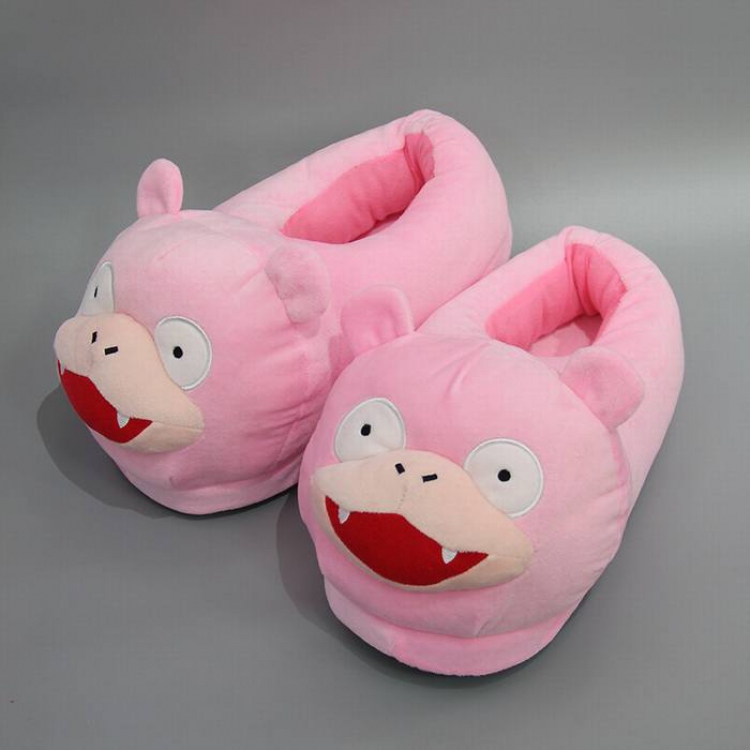 Pokemon Slowbro All inclusive plush slippers adult slippers size：36-42 0.285KG