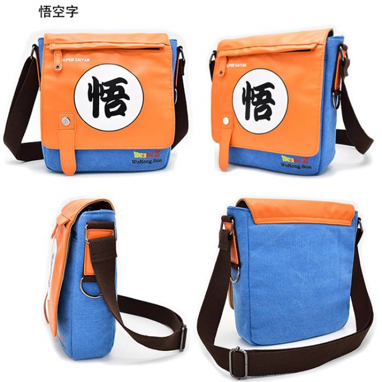 Dragon Ball Full color PU canvas bag shoulder bag Messenger bag 25X7X28CM 0.5KG