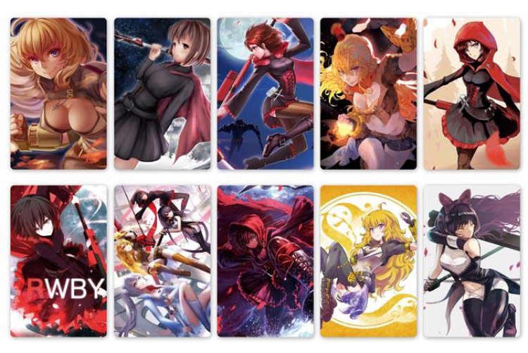RWBY-8 Price For 5 Set With 10 Pcs