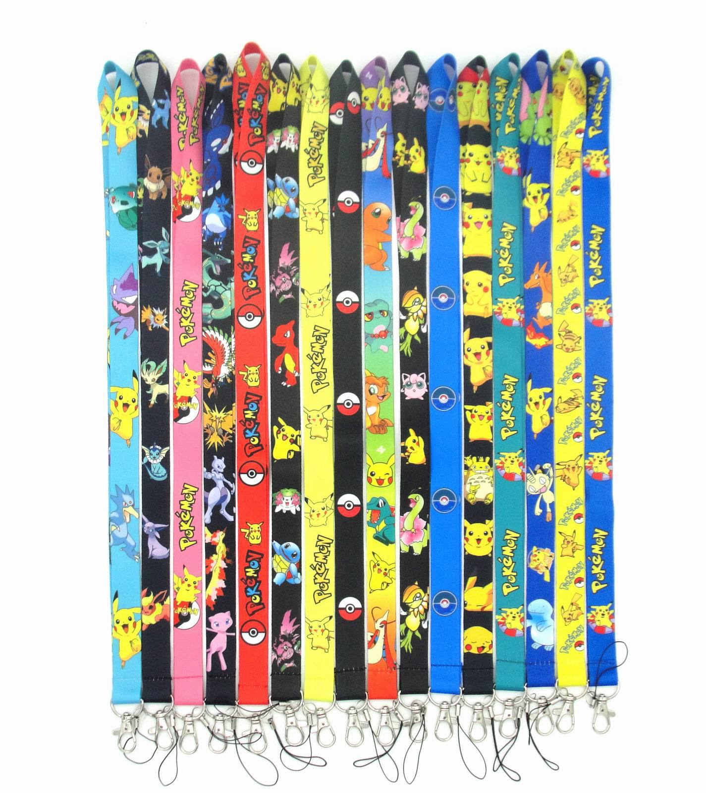 pokemon anime Lanyard keychain price for 10 pcs 92cm random selection