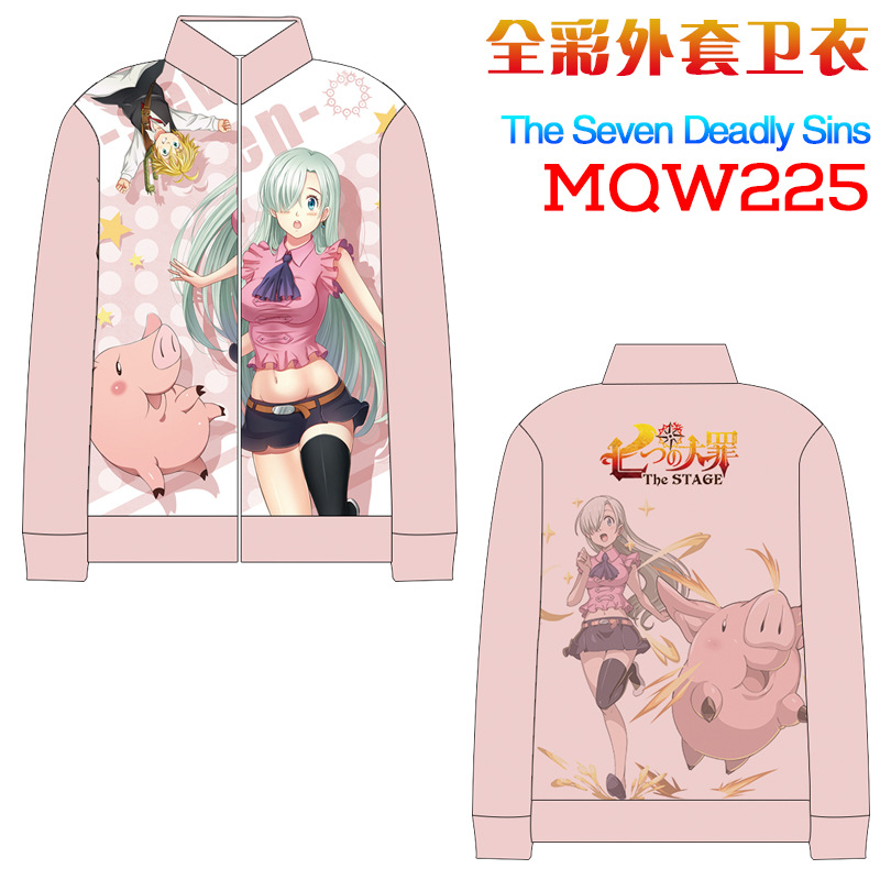 seven deadly sins anime 3d printed hoodie M to 3xl