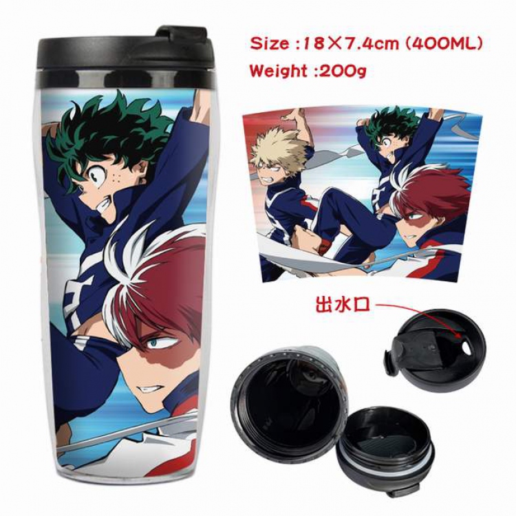 My Hero Academia Starbucks Leakproof Insulation cup Kettle 18X7.4CM 400ML Style E