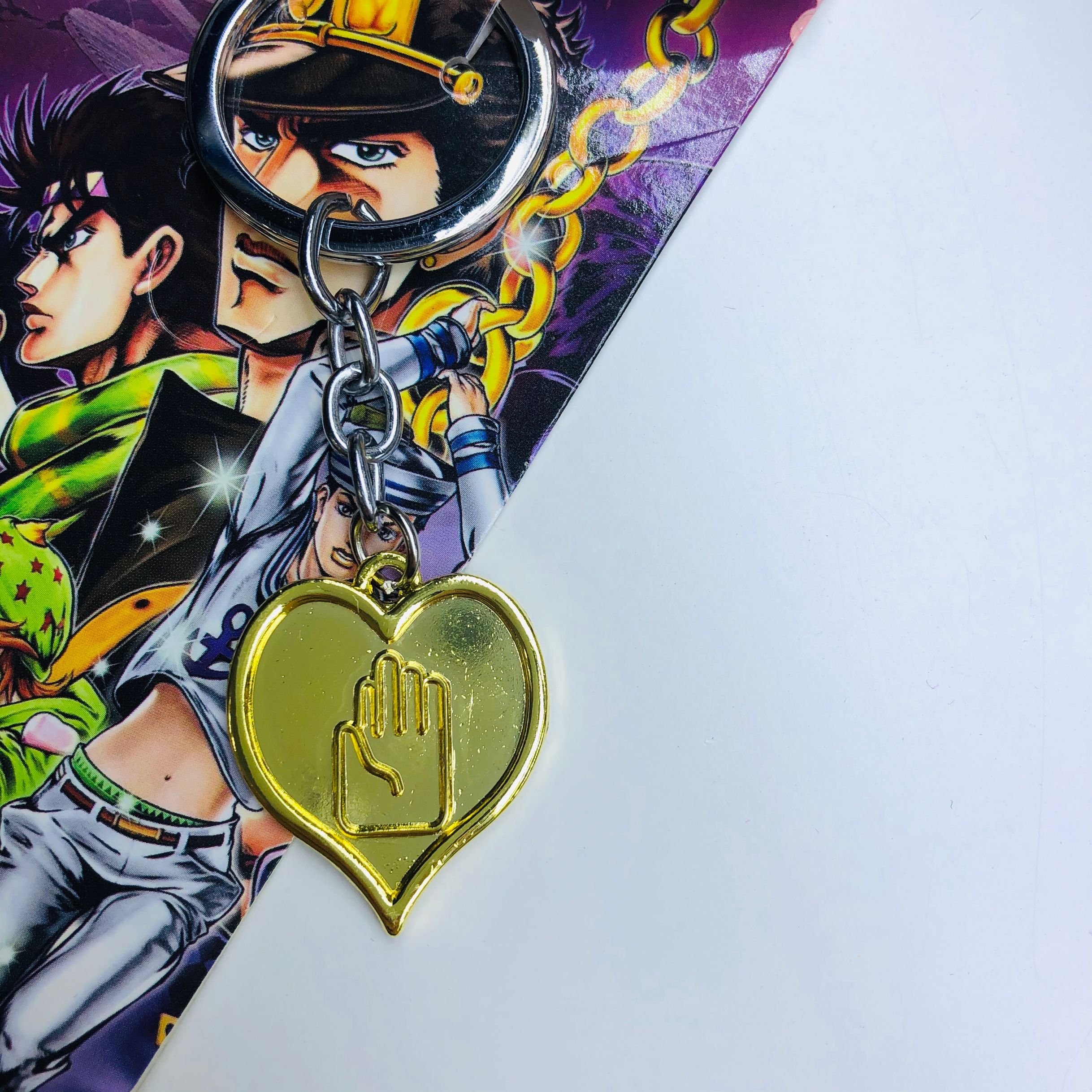 JoJos Bizarre Adventure anime keychain