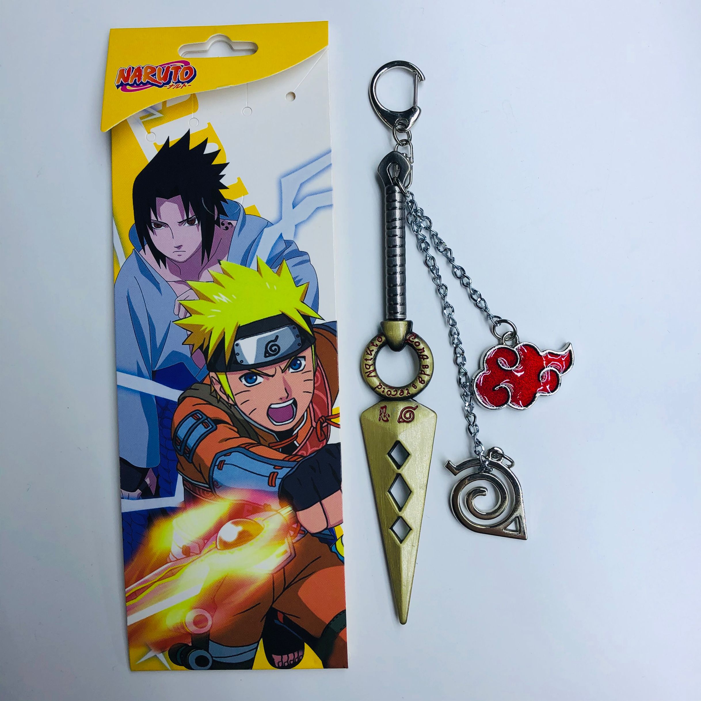 naruto anime weapon keychain