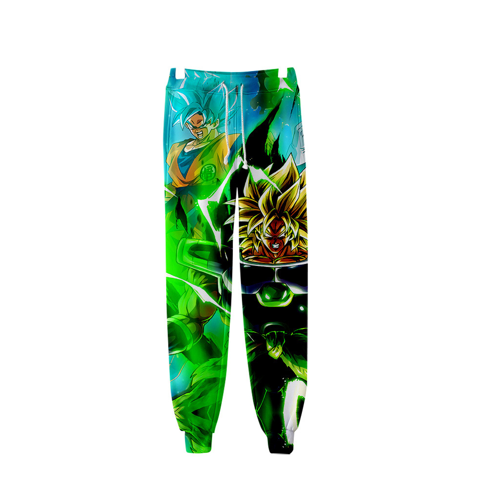 dragon ball anime 3d printed pants 2xs to 4xl