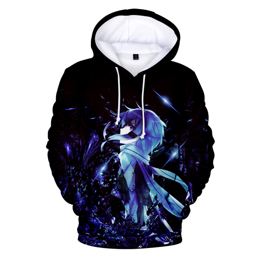 sword art online anime 3d printed hoodie 2xs to 4XL