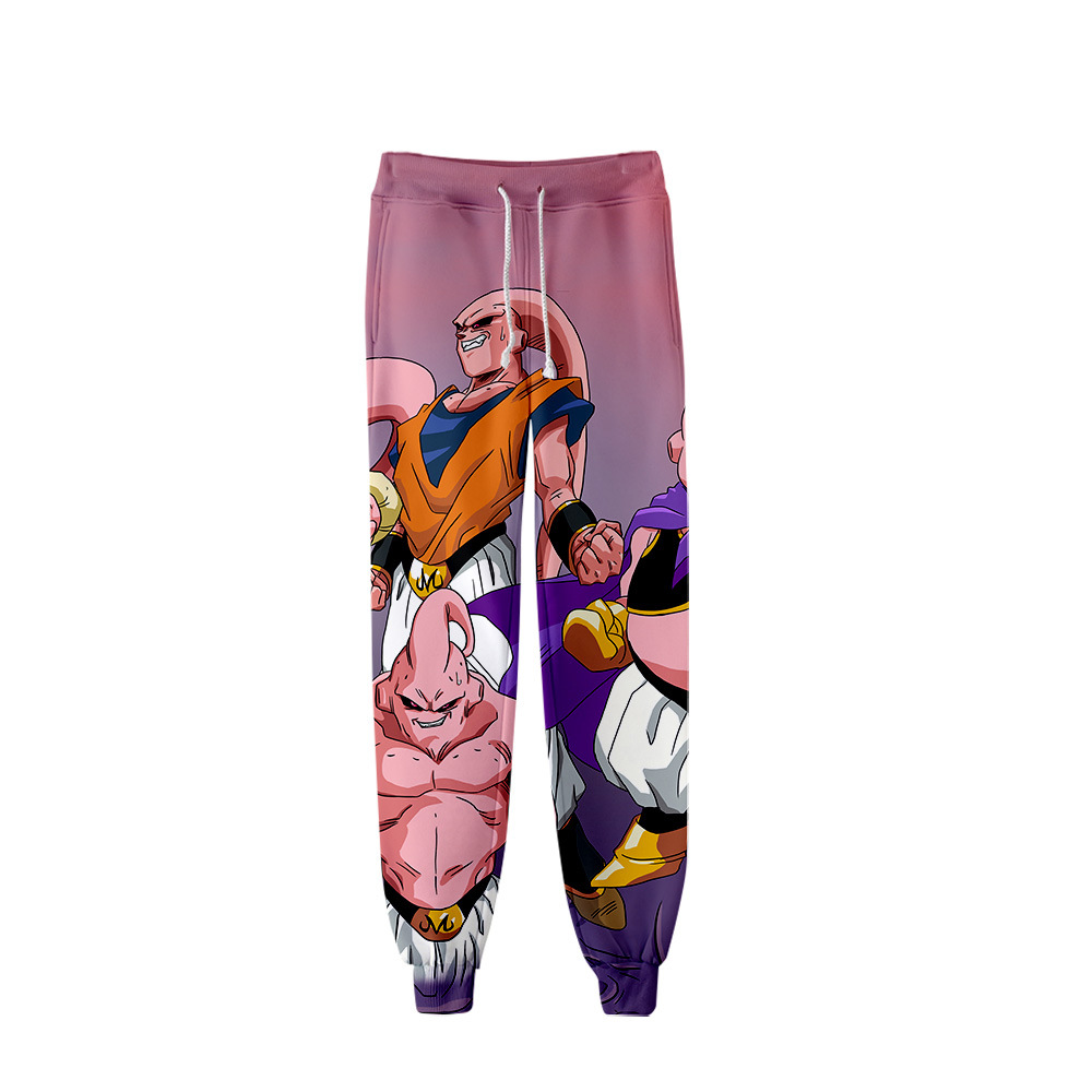 dragon ball anime 3d printed pants 2xs to 4xl