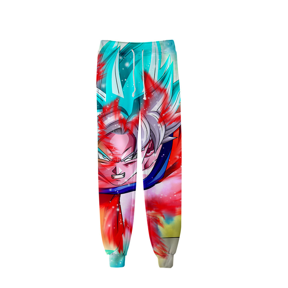 dragon ball anime 3d printed pants 2xs to 4xl