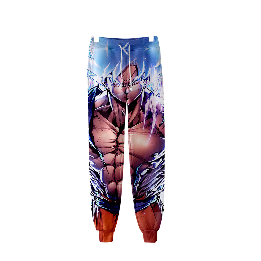 dragon ball anime 3d printed pants 2xs to 4xl