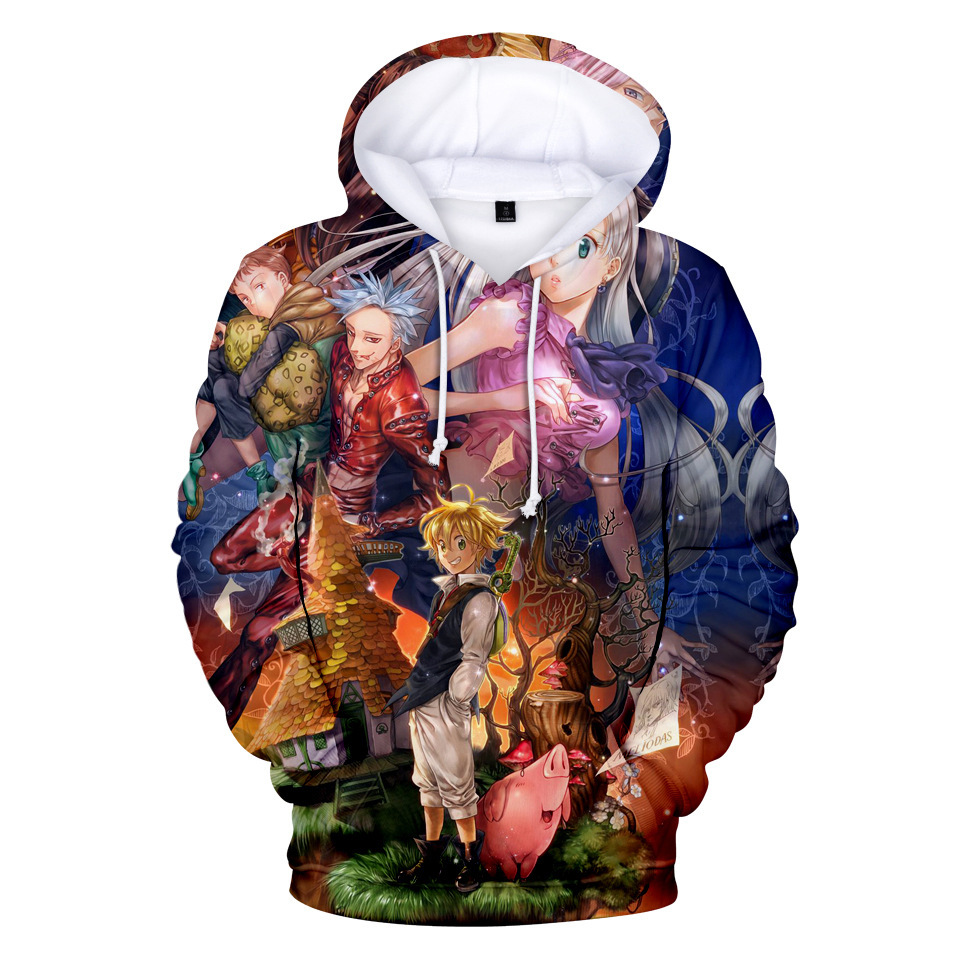 seven deadly sins anime hoodie 2xs to 4xl