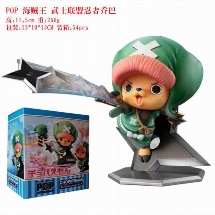 One Piece Tony Chopper Boxed Figure Decoration Model 11.5CM 266G Color box size:13X10X13CM a box of 54