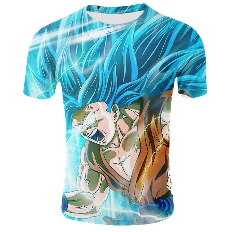 dragon ball anime 3d printed tshirt 2xs to 4xl